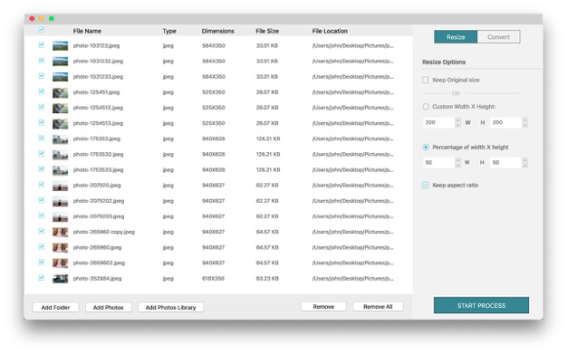 Batch Photo Resize鈥猺鈥 3.2 for Mac|Mac版下载 | 批量调整图片大小