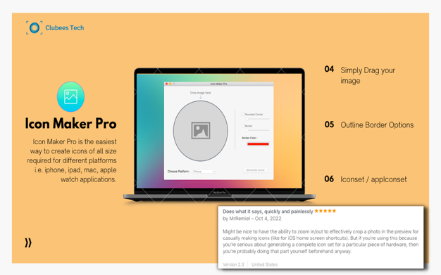 Icon Maker Pro 2.6 for Mac|Mac版下载 | 应用图标制作工具