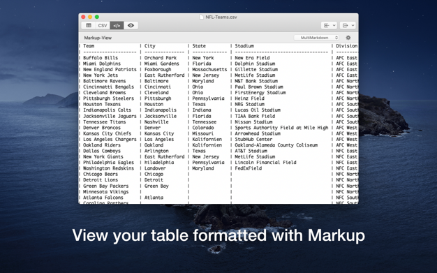 MarkupTable 1.7.0 for Mac|Mac版下载 | Markdown表格编辑器