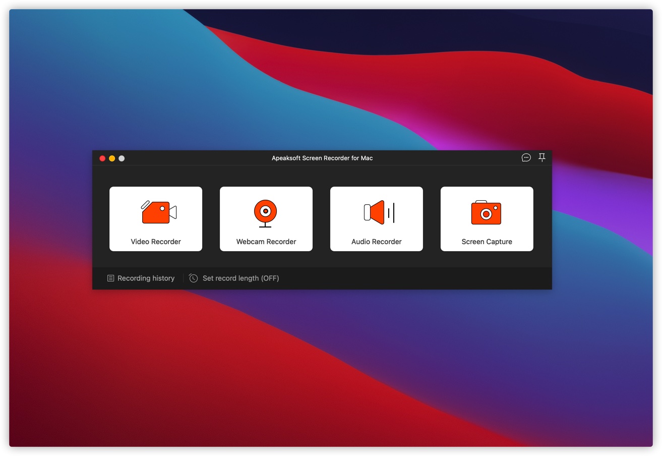 Apeaksoft Screen Recorder 2.1.32 for Mac|Mac版下载 | 屏幕录制软件