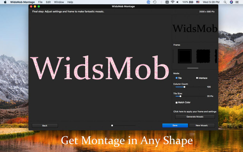 WidsMob Montage 3.26 for Mac|Mac版下载 | 照片拼贴制作