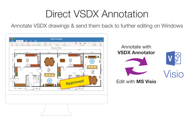 VSDX Annotator 1.16.1 for Mac|Mac版下载 | Visio文件查看器