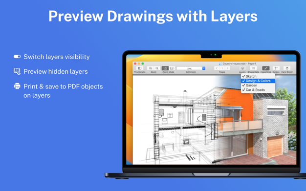 VSD Viewer for Visio Drawings 6.16.1 for Mac|Mac版下载 | Visio文件查看器