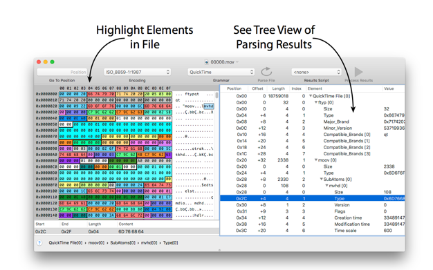 Synalyze It! Pro 1.32 for Mac|Mac版下载 | 二进制文本分析软件