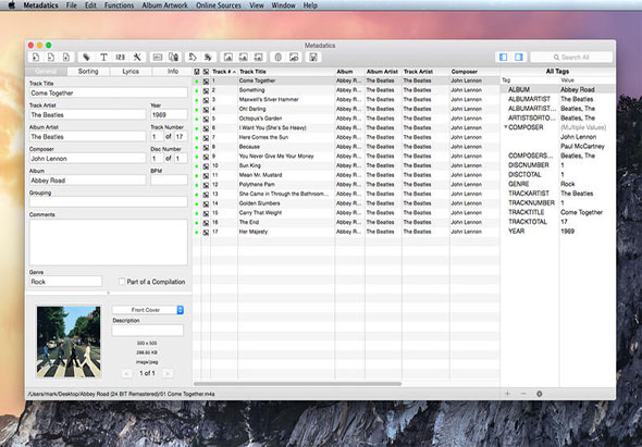 Metadatics 1.6.9 for Mac|Mac版下载 | 音乐元数据编辑