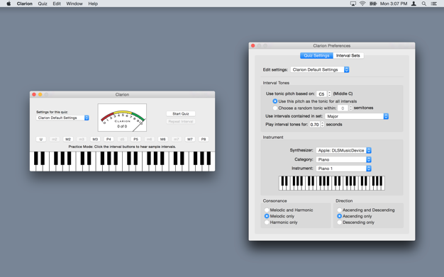 Clarion 2.2.2 for Mac|Mac版下载 | 音乐音程识别训练