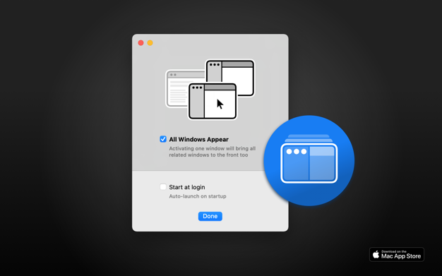 All Windows Appear 1.2.8 for Mac|Mac版下载 | 窗口管理工具