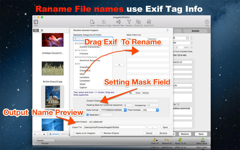 Image Exif Editor 5.3.0 for Mac|Mac版下载 | 照片元数据编辑器