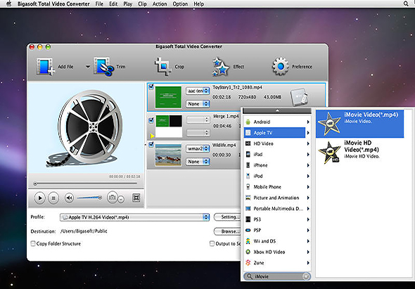 Bigasoft Total Video Converter 5.6.4 for Mac|Mac版下载 | 视频格式转换工具