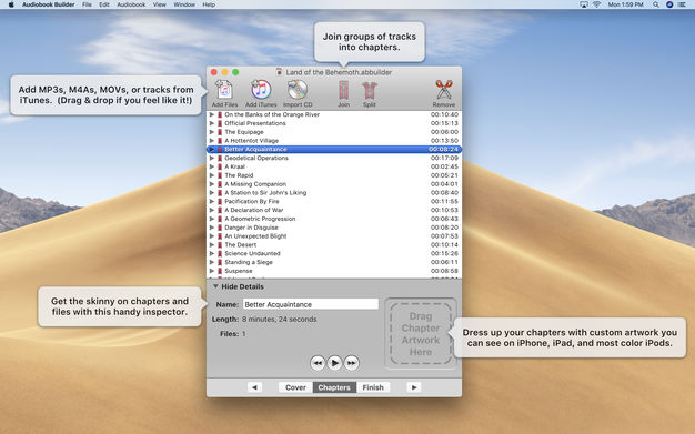 Audiobook Builder 2 2.2.6 for Mac|Mac版下载 | 有声读物制作软件