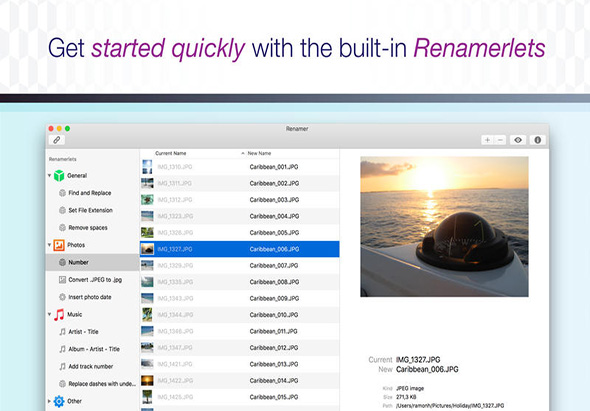 Renamer 6.1.1 for Mac|Mac版下载 | 批量重命名文件名
