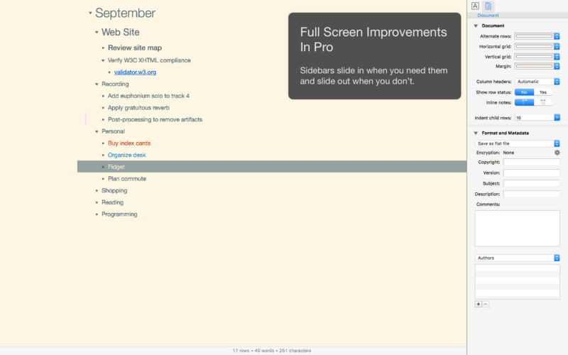 OmniOutliner Pro 5 5.11.1 for Mac|Mac版下载 | 流程大纲制作编辑软件
