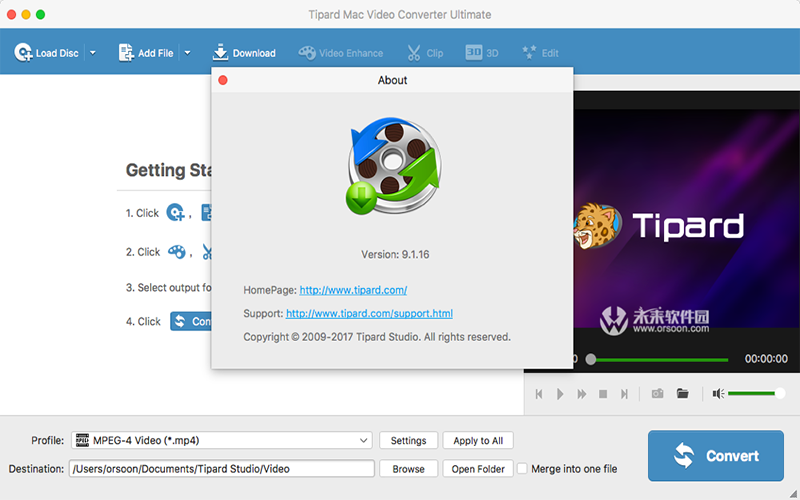 Tipard Mac Video Converter Ultimate 10.2.18 for Mac|Mac版下载 | 视频格式转换工具