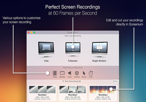 Screenium 3 3.3.3 for Mac|Mac版下载 | 桌面屏幕录制软件