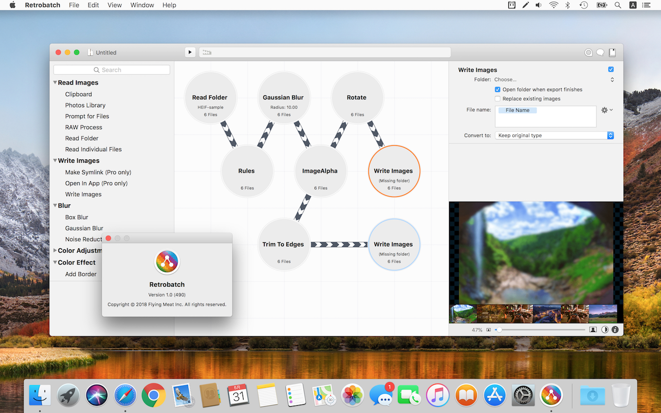 Retrobatch 1.5 for Mac|Mac版下载 | 图像批处理编辑工具