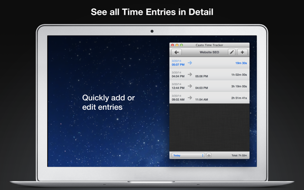 Caato Time Tracker 1.1.18 for Mac|Mac版下载 | 时间跟踪软件