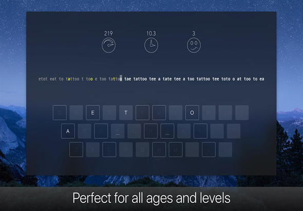 KeyKey - Typing Practice 2.9.5 for Mac|Mac版下载 | 键盘打字练习工具