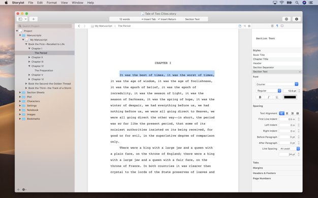 Storyist 4.3 for Mac|Mac版下载 | 写作应用