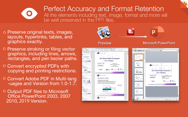 PDF to PowerPoint by Flyingbee 4.2.2 for Mac|Mac版下载 | 飞蜂PDF转PowerPoint转换器