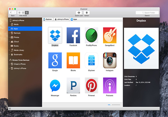 iExplorer 4.6.0 for Mac|Mac版下载 | IOS设备管理工具