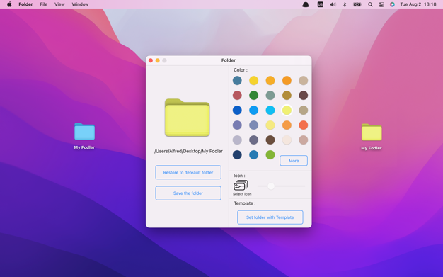 Folder - A cool folder maker 1.0.7 for Mac|Mac版下载 | 文件夹图标设计工具