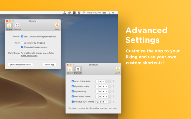 Goldie App 2.1 for Mac|Mac版下载 | 测量工具