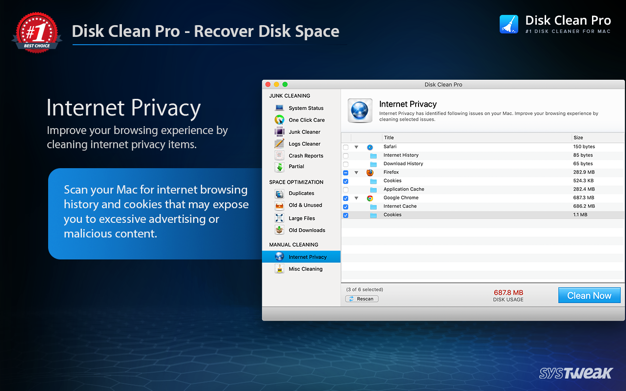 Disk Clean Pro 6.4.0 for Mac|Mac版下载 | 系统清理工具