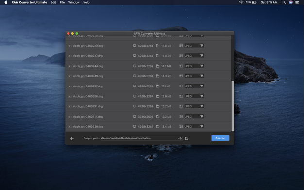 RAW Converter Ultimate 3.1.1 for Mac|Mac版下载 | RAW照片格式转换工具