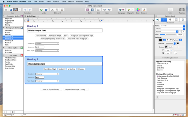 Nisus Writer Express 4.3 for Mac|Mac版下载 | 写作软件