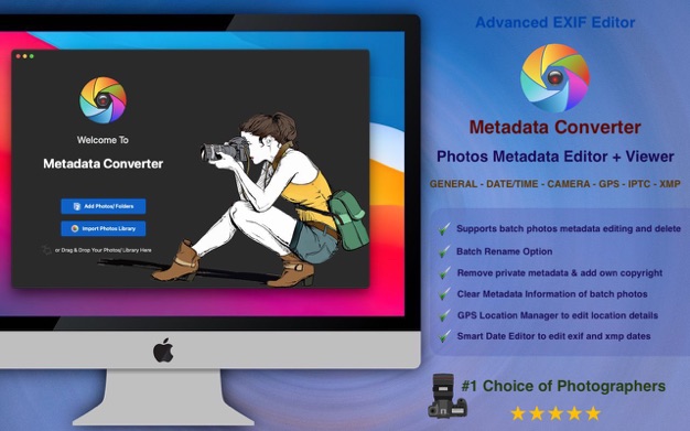 Metadata Converter 1.6 for Mac|Mac版下载 | 照片元数据编辑工具