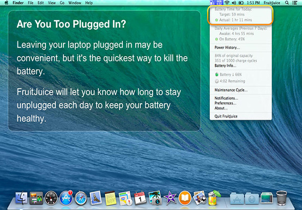 FruitJuice 2.5.4 for Mac|Mac版下载 | 电池管理工具