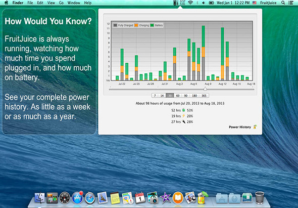 FruitJuice 2.5.4 for Mac|Mac版下载 | 电池管理工具