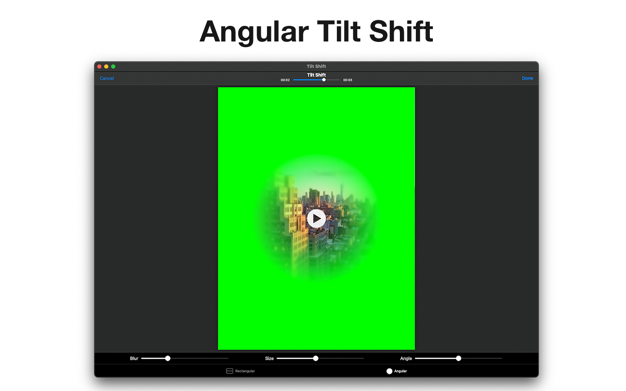 Tilt Shift 1.0.4 for Mac|Mac版下载 | 微缩效果