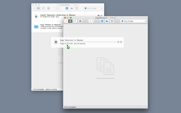 CopyQueue 2.6 for Mac|Mac版下载 | 文件传输工具
