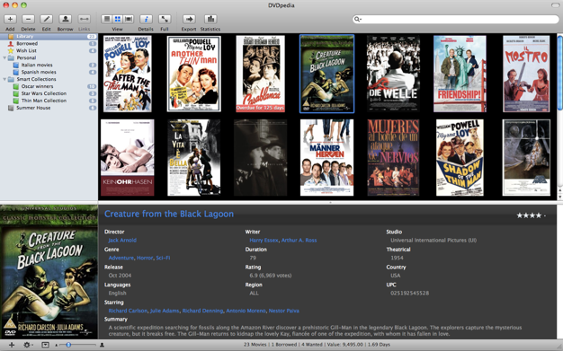 DVDpedia 6.2.1 for Mac|Mac版下载 | 电影收藏管理软件