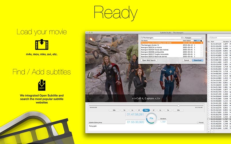 Subtitle Studio 1.5.6 for Mac|Mac版下载 | 字幕编辑应用