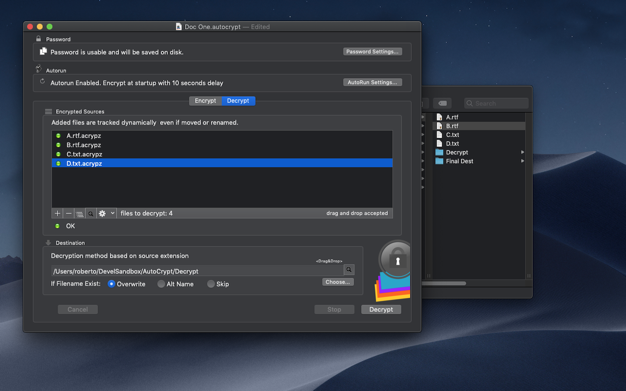 AutoCrypt 2.5.1 for Mac|Mac版下载 | 文件加密软件