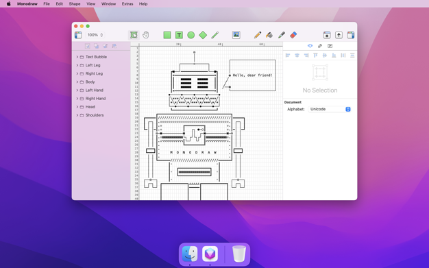 Monodraw 1.6.1 for Mac|Mac版下载 | ASCII图形创作软件