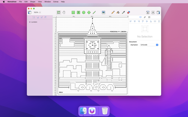 Monodraw 1.6.1 for Mac|Mac版下载 | ASCII图形创作软件