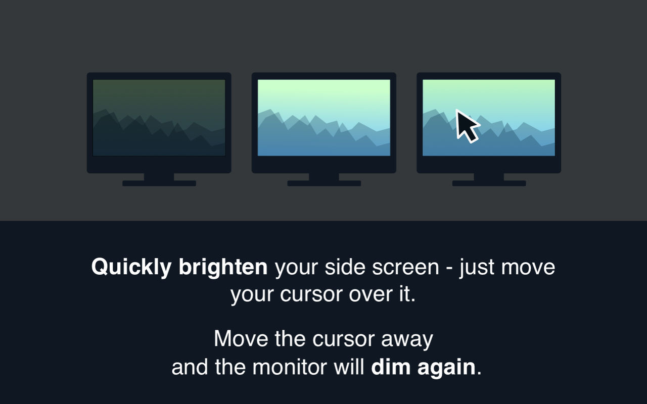 ScreenFocus 1.1.0 for Mac|Mac版下载 | 多显示器亮度自动调节