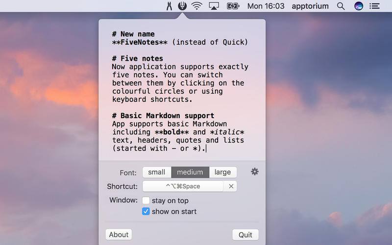 FiveNotes 2.3 for Mac|Mac版下载 | 文本编辑器