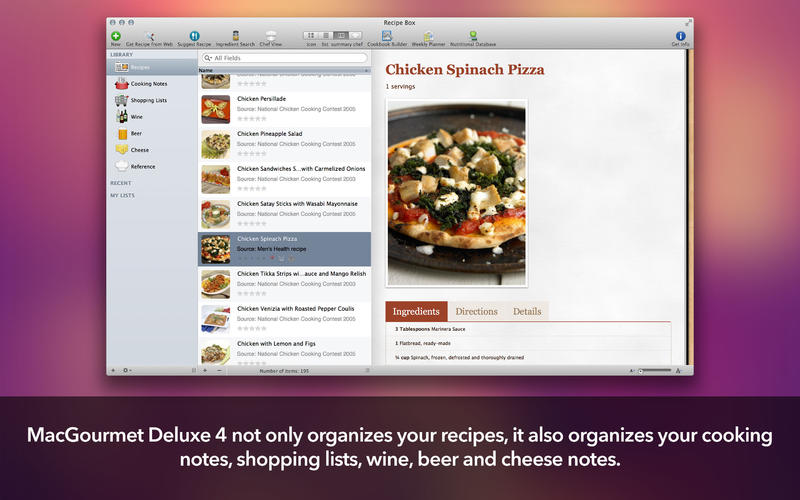 MacGourmet Deluxe 4 4.3.2 for Mac|Mac版下载 | 食谱管理软件