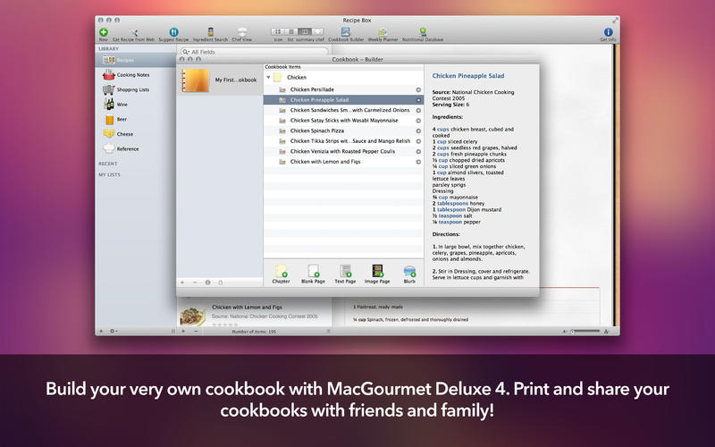 MacGourmet Deluxe 4 4.3.2 for Mac|Mac版下载 | 食谱管理软件