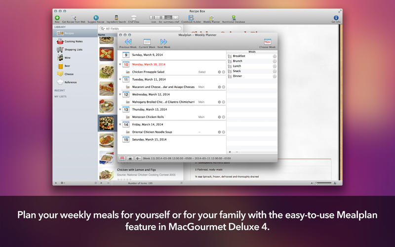 MacGourmet Deluxe 4 4.3.2 for Mac|Mac版下载 | 食谱管理软件