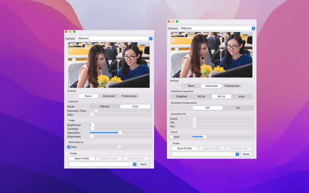 Webcam Setting 1.2.1 for Mac|Mac版下载 | 摄像头参数设置工具