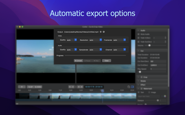 Cutter - Cut & Crop Video 3.1.0 for Mac|Mac版下载 | 视频剪切工具
