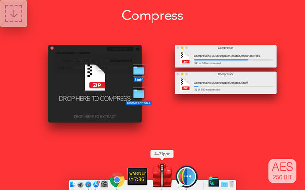 A-Zippr Pro 1.4 for Mac|Mac版下载 | 压缩解压工具