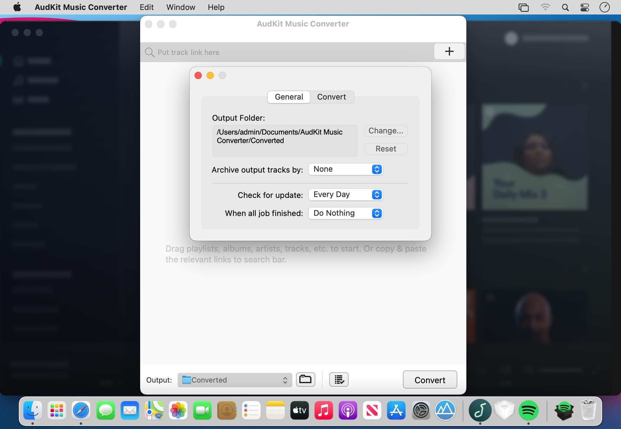 AudKit Music Converter 1.9.2 for Mac|Mac版下载 | Spotify音乐下载及格式转换