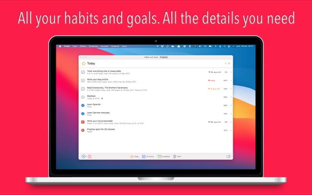 ScopiDo: Goal & Habit Tracker 1.4 for Mac|Mac版下载 | 任务跟踪