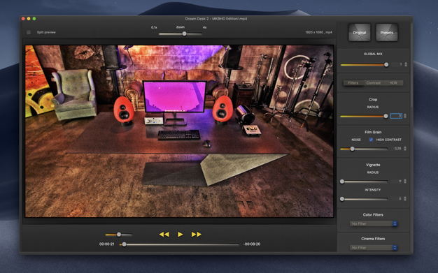 Cinematic Video Effects 1.4 for Mac|Mac版下载 | 创作电影效果视频